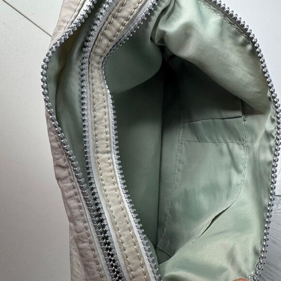 Kipling Alvar Gray Nylon Crossbody Bag Adjustable Strap Zip Pockets - Picture 8 of 9